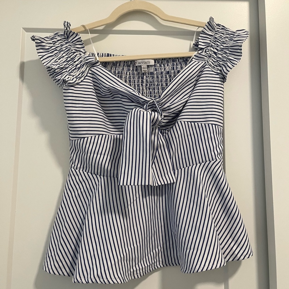 Lucy Paris off the shoulder Top